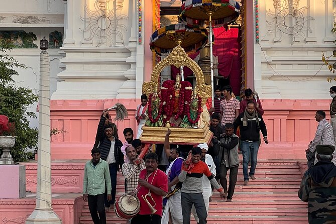 Afternoon Walk Tour with Sunset & Fire Ritual -The Pushkar Route - Brahma Ghat fire ceremony: the main show at the water’s edge