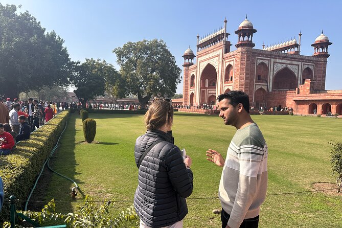 All Inclusive Taj Mahal & Agra Tour by Superfast Train From Delhi - Mehtab Bagh, the Sunset Point view across the Yamuna