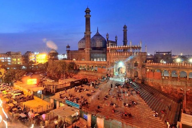 Delhi by Evening Tour with Private AC Car, Guide & Dinner - Red Fort in Old Delhi: what you can see with a limited schedule