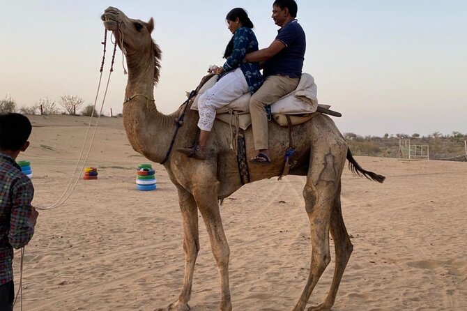 Desert Camel & Jeep Safari Private Tour From Jodhpur - Rajasthani dinner and folk dance, what to expect at camp