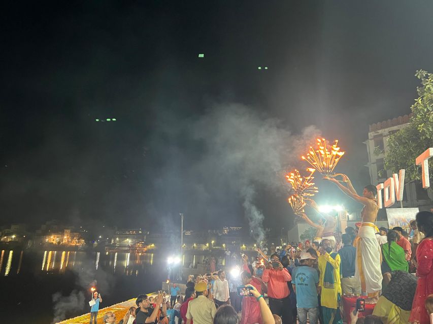 Evening Walking Tour with Fire Rituals-The Pushkar Route - Pushkar Lake ghats and the sound of hundreds of temple bells