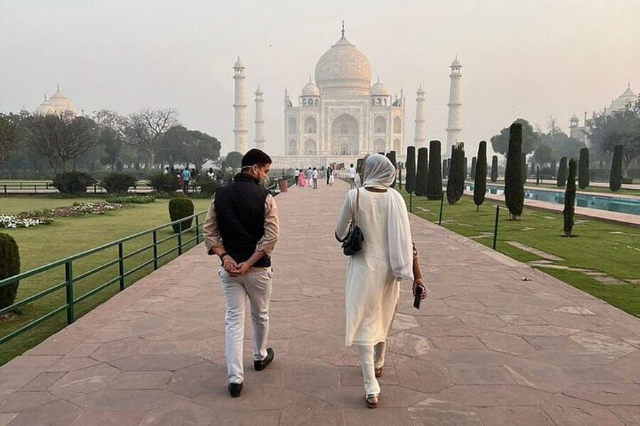 From Delhi: Taj Mahal & Agra Day Tour by Superfast Train - Agra Fort: Red Sandstone, Big Views, and Real Perspective