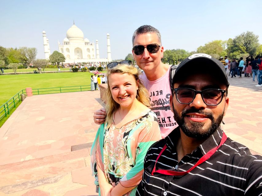 From Delhi: Taj Mahal and Agra Day Tour by Super-fast Train - Delhi pick-up, station help, and the part people forget