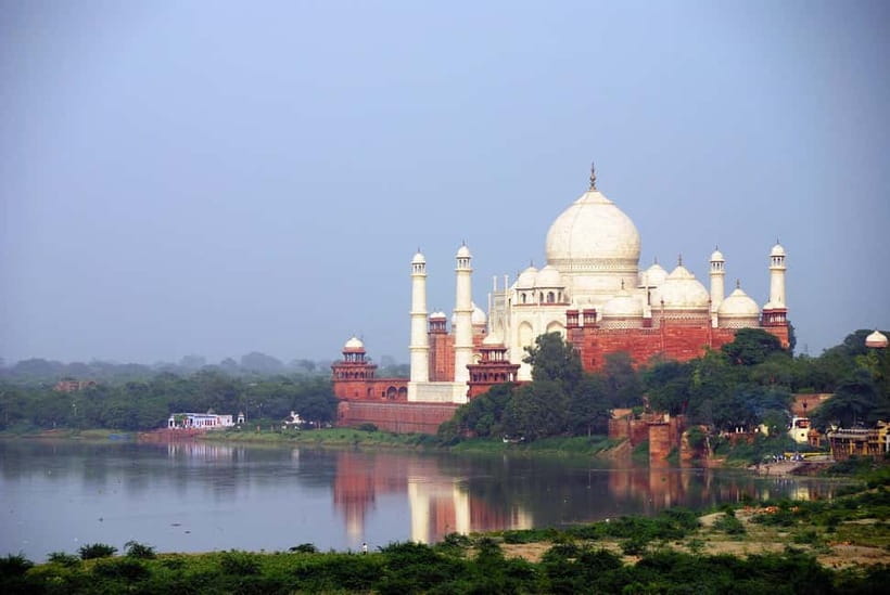 From Delhi: Taj Mahal Sunrise Tour with Elephant SOS Center - Private car return to Delhi: plan for the long day ending