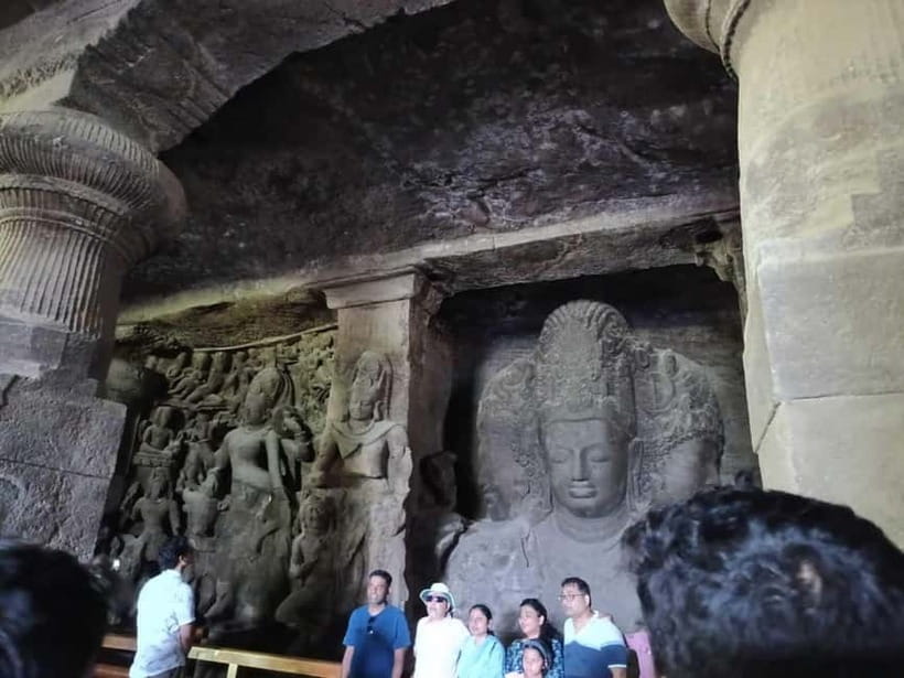 From Mumbai: Half-Day Elephanta Caves Tour with Ferry Ride - Cave 1 and the Three-Faced Trimurti Figure: The Main Event
