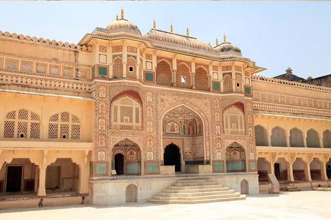 Full-Day Jaipur City Tour with Amber Fort and City Palace - Amber Fort UNESCO time: Jai Mandir and Sheesh Mahal