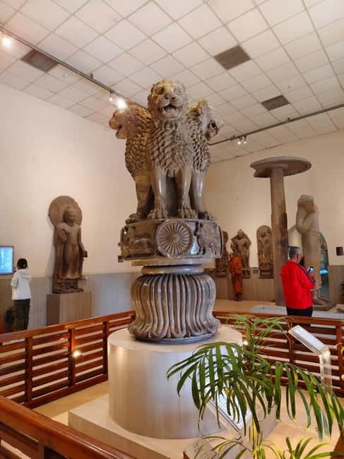 Full-day private Varanasi tour with AC car, boat & Sarnath - Bharat Mata Mandir plus Sankat Mochan, then heading toward Sarnath