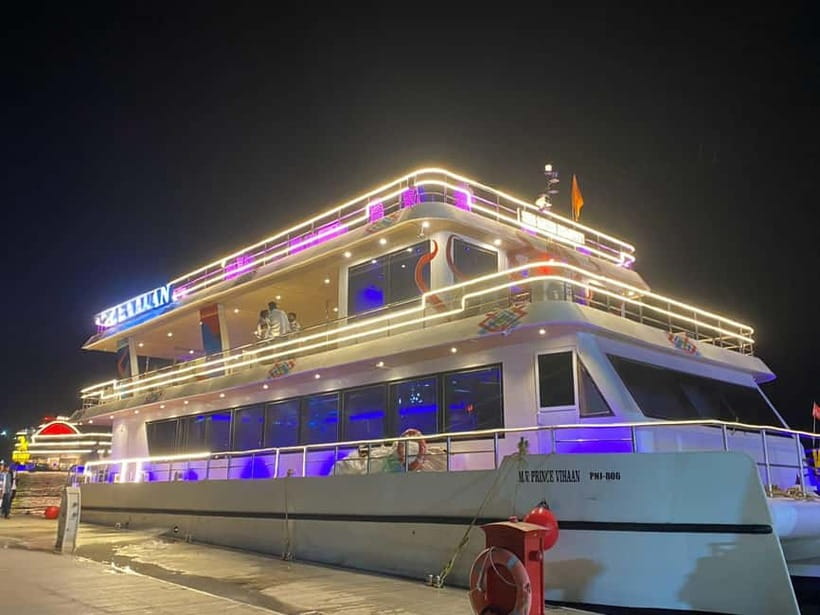 Goa: Triple Deck Family Dinner Cruise and Performances - Lower Deck Energy: DJ Bollywood, AC, and Games