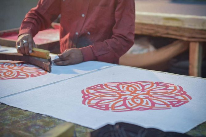 Hands-on Block Printing Workshop - Your 2-hour rhythm: from tools and blocks to a finished scarf