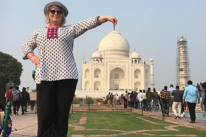 Jaipur Agra Private Full Day Tour - Agra Fort right after: red sandstone, big scale, real variety