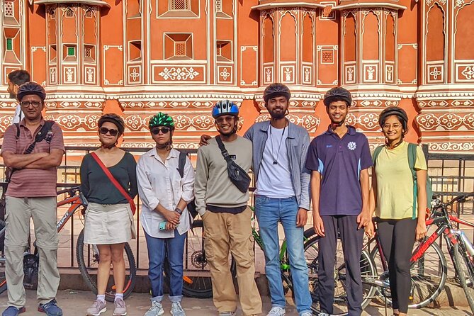 Jaipur Cultural Cycling Tour - Pink City cycling: salmon-hued streets and real daily life