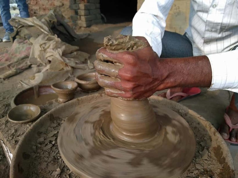 Jaipur: Cultural Tour with Artisan Craft Experiences - Village pottery making: clay, hands-on learning, and a real keepsake