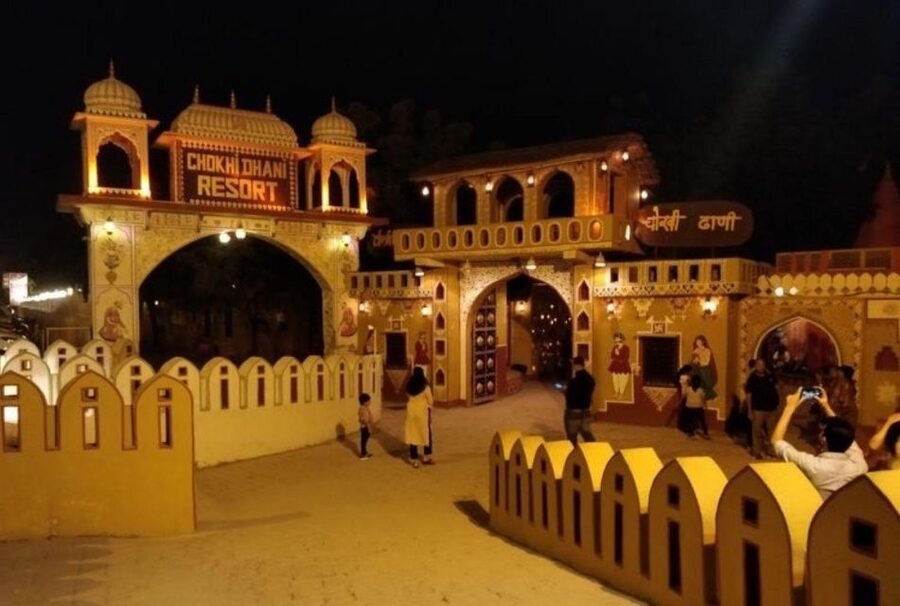 Jaipur Evening Tour Chokhi Dhani village culture with dinner - Private car logistics and an English chauffeur that keeps the evening smooth