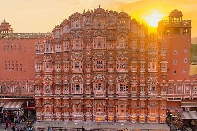Jaipur Full Day Attractions Tour by AC Car with Local Guide - Royal Gaitor Tombs: carved walls in a quieter pocket