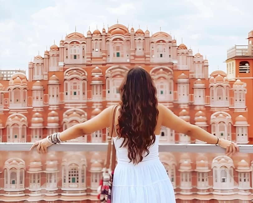 Jaipur: Half-Day Guided Sightseeing Tour with Flower Market - Jal Mahal on Man Sagar Lake: that famous view, handled thoughtfully