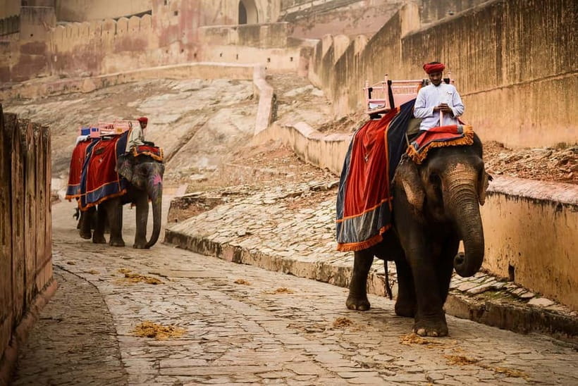 Jaipur: Private Full-Day City Tour By Tuk-Tuk with Pick-Up - Amber Fort in two hours: the main event, and your best value time