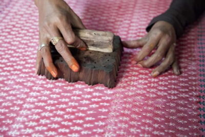 Private Shopping Tour with Block Printing Workshop