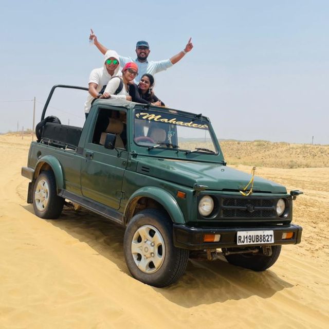 Jodhpur: Desert Camel and Jeep Safari with Traditional Food - Jeep Safari on Off-Road Dunes, Fast If You Want It