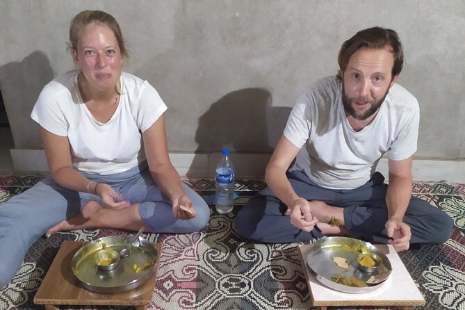 Jodhpur overnight desert camping with camel safari Jodhpur - Dinner by the campsite, starlit skies, and village-family hospitality