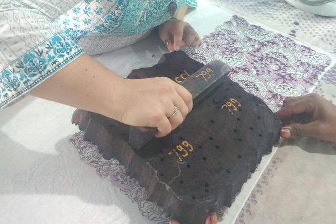 Learn Hand Block Printing Techniques & Print Your Own Fabric - The workshop flow: carving, dyes, and the quality-check line