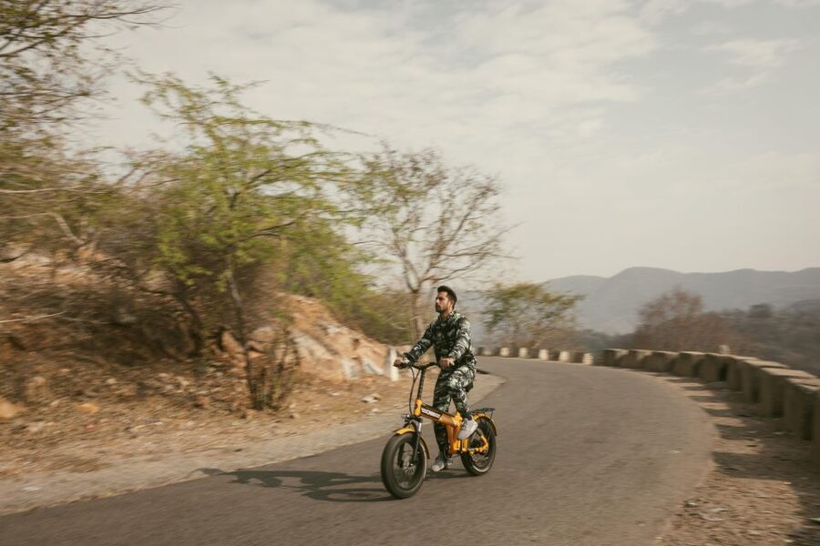 Monsoon Palace (Sajjangarh) E-bike Trail - The ride out of Udaipur: trading traffic for countryside views