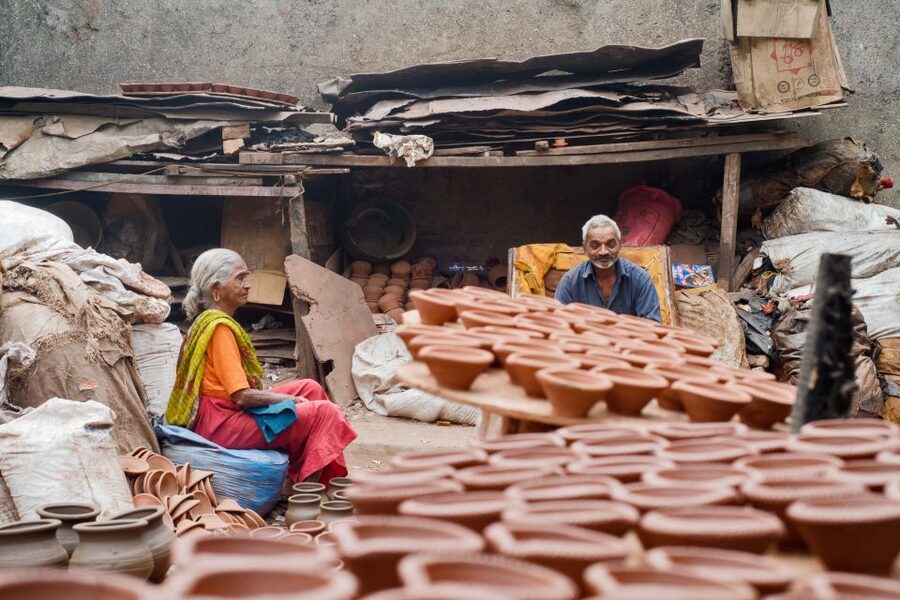Mumbai: Dharavi Slum Walking Tour with Options - Navrang Compound: seeing work at close range, not from a distance
