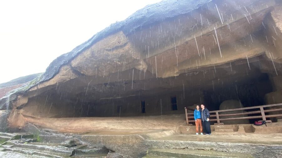 Mumbai: Private tour for Kanheri Caves and Golden Pagoda - Golden Vipassana Pagoda in Gorai: what makes it special