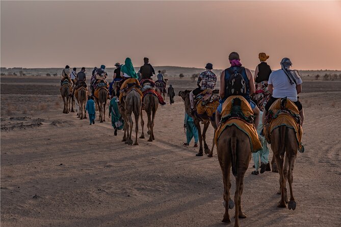 Nomadic Non-Touristic Overnight Camel & Desert Safari Tour - Entering the Thar Desert from Jaisalmer, before the camels even start