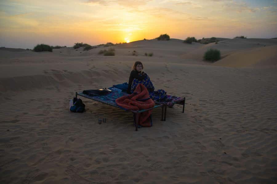 Nomadic Non-Touristic Overnight Camel & Desert Safari Tour - Day 2 sunrise ride back, tea, breakfast, and the calm finish