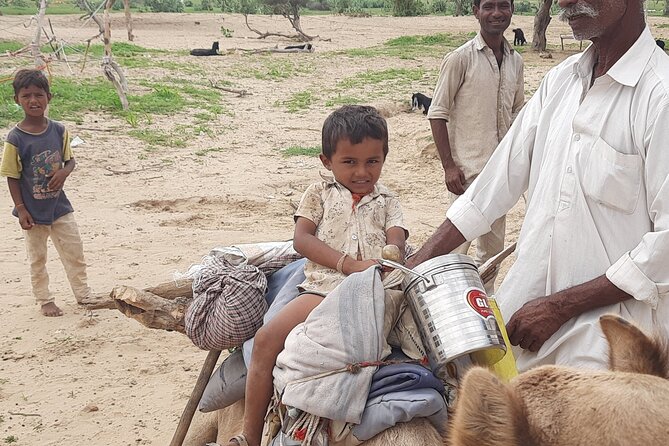 Off the beaten track overnight Camel Safari Tour Jaisalmer - Getting to the Thar Desert: jeep first, then meet your desert guide