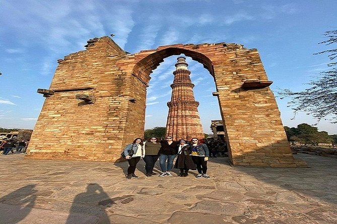 Old & New Delhi Private City Tour with transfers - Red Fort area views, then India Gate for perspective