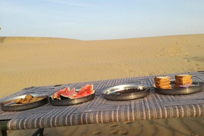 One Night One Day Desert Safari Tour - Lunch under the tree and local interaction: the human pause