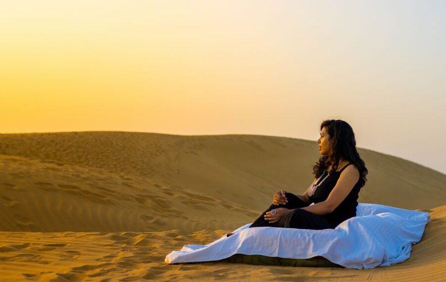 Peeps Billions of Star Experience with Desert & Camel Safari - Sleeping under stars: comfortable enough, but go prepared