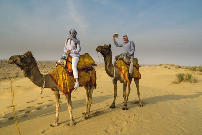 Pleasant 02 Days 01 Night Camel Safari - Getting on camels for an extra-long ride