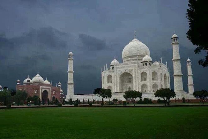 Private 2-Day Tour to The Taj Mahal and Agra with Both Side Commercial Flights - Day 1: Fly to Delhi, Then Mehtab Bagh for Taj Mahal Photos