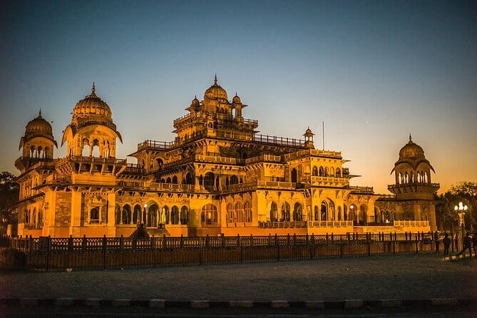 Private Jaipur Sunset Tour – Nahargarh Fort & Night Views - Jal Mahal at Dusk: The Lake-Set Pink Sandstone Moment