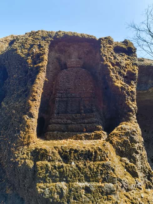 "Private Mumbai Kanheri Caves Tour : A Buddhist Settlement" - Inside the Caves: Sculptures, Reliefs, Paintings, and Inscriptions