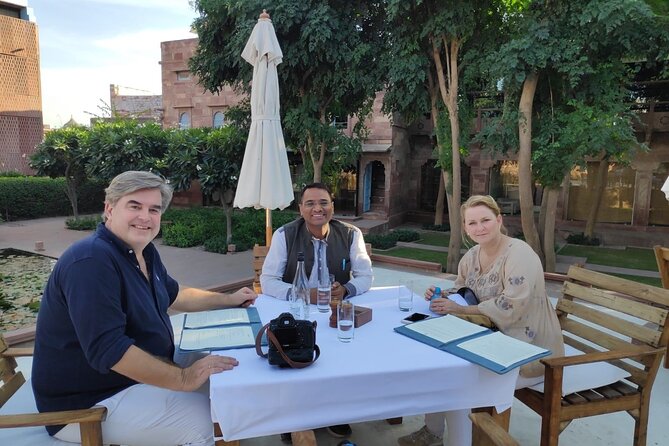 Private Tour Of Mehrangarh Fort - Stop 2: The palki shop and cafe break for views