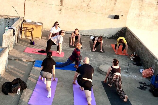 Rooftop Yoga in Jaipur – Includes Transport, Tea & Instructor - The rooftop setting near Hawa Mahal, plus transport you actually need
