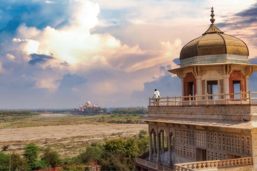 Same Day Taj Mahal, Agra Fort & Baby Taj Tour from Jaipur - Agra Fort ramparts: red sandstone power in about one hour