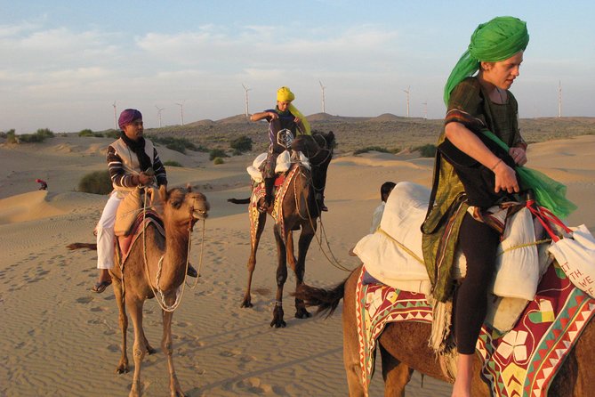 Shahi Half Day Sunset Camel ride & Cultural program & dinner - From Shahi Palace to Sam Dunes: what the start feels like