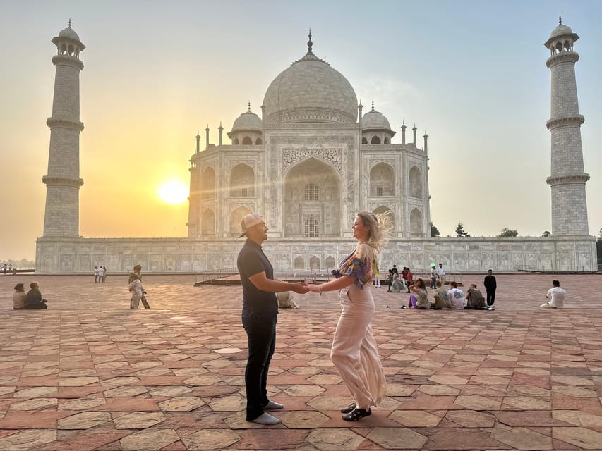 skip the line taj mahal tour with private tour guide - Inside the Grounds: Shoe Covers, Tea, and Comfort That Adds Up