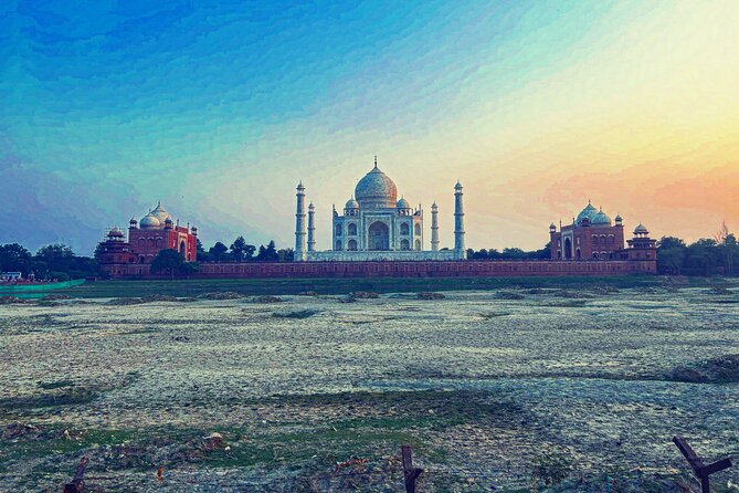 Sunrise to Sunset full day Agra tour with Taj Mahal & 3 Monuments - Mehtab Bagh stop: gardens across from the Taj on the other side