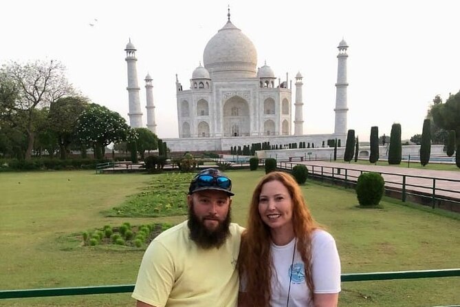 TajMahal and Agra city best tour from Delhi by superfast train - Agra Fort: big scale, Mughal stories, and a time check