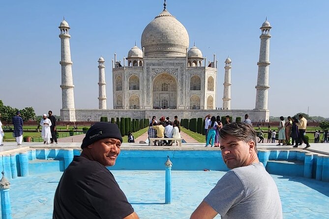 TajMahal and Agra city best tour from Delhi by superfast train - Pickup, meeting your guide, and station logistics without stress