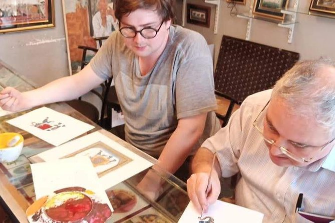 Traditional miniature painting class at Pacific Art - What You Learn: Mineral Colors, Tiny Brushes, and Traditional Rajasthani Techniques