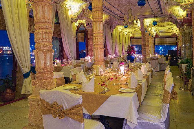 Udaipur: Jag Mandir Island Dinner with Boat Ride transfers - Alcohol and what is included (so you do not get surprised)